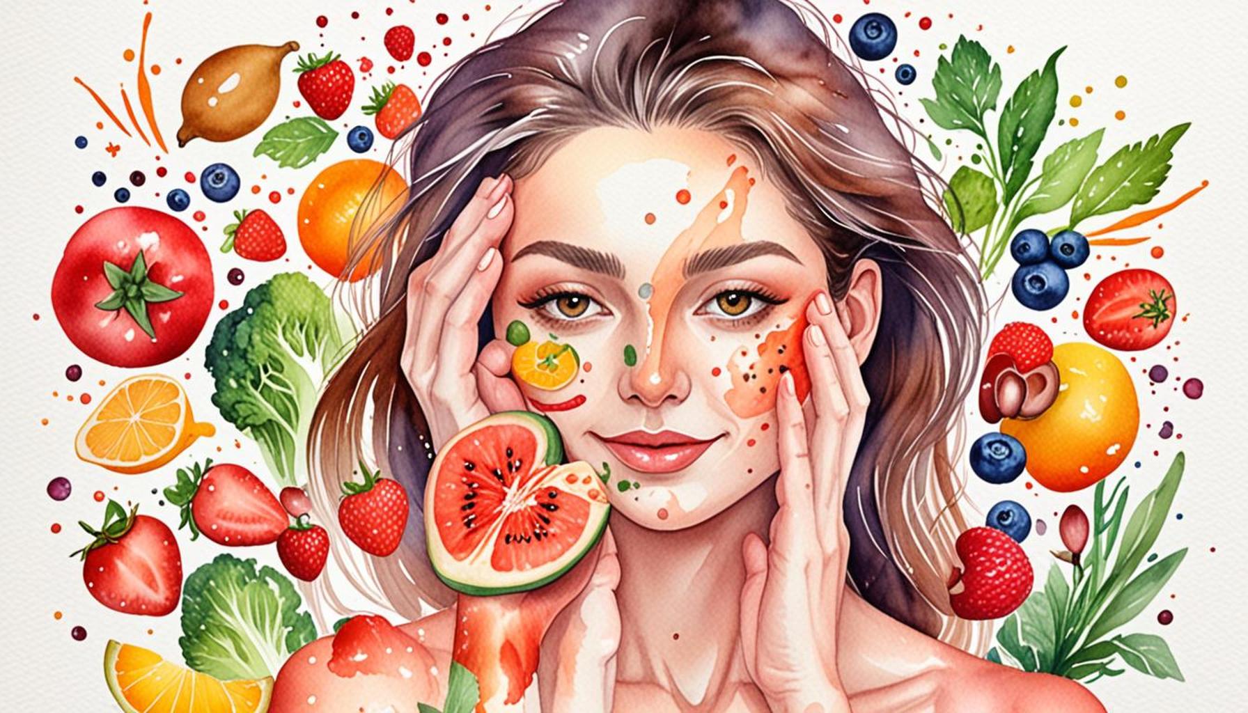 The relationship between balanced diets and skin health